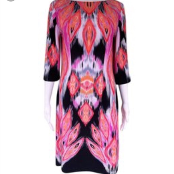 Chico's Dresses & Skirts - CHICOS IKAT SHIFT DRESS